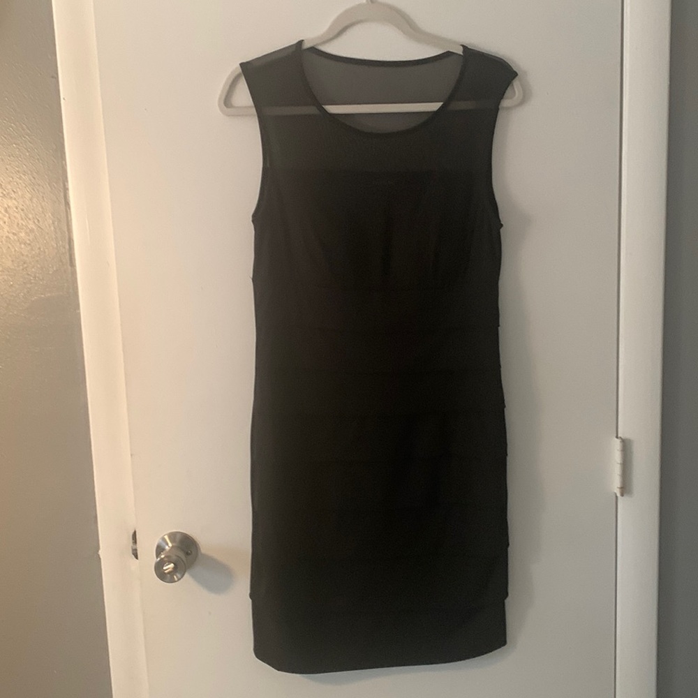 GUC ENFOCUS Studio Black Dress. Size 12. Pre-owned.